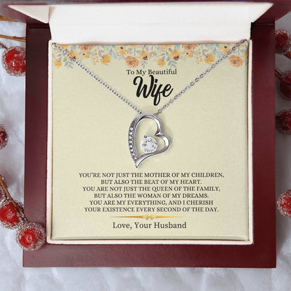 To My Beautiful Wife | You Are My Everything - Forever Love Necklace