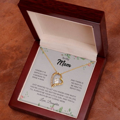 To My Mom | You'll Always Be My Caring Mom - Forever Love Necklace