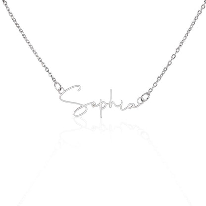 Daughter Graduation Custom Name Necklace from Mom