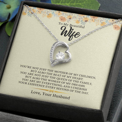 To My Beautiful Wife | You Are My Everything - Forever Love Necklace